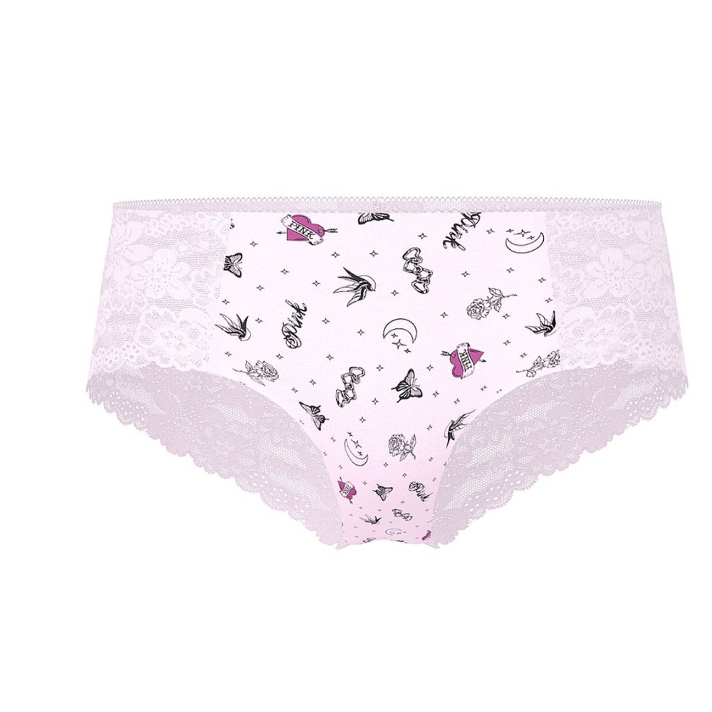 Pink Victoria’s Secret No-Show Cheeky Panty Size L